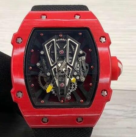 Replica Richard Mille RM 27-03 Tourbillon Rafael Nadal Red Carbon Watch